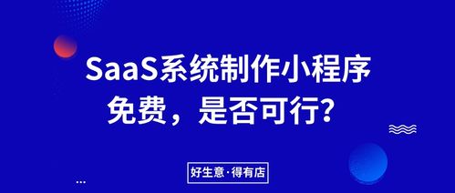得有店SaaS服务商为何全面免费小程序生成系统并专注ERP定制开发